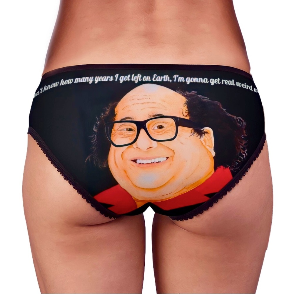 Danny DeVito Women’s Underwear - Always Sunny Frank Reynolds Art “Danny Panties”